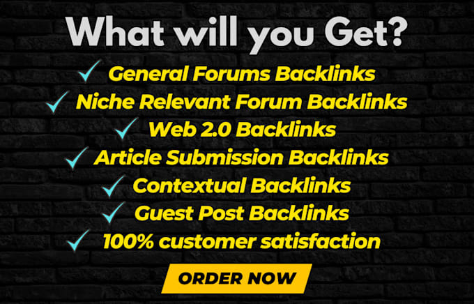 do monthly off page SEO white hat backlinks high da link building