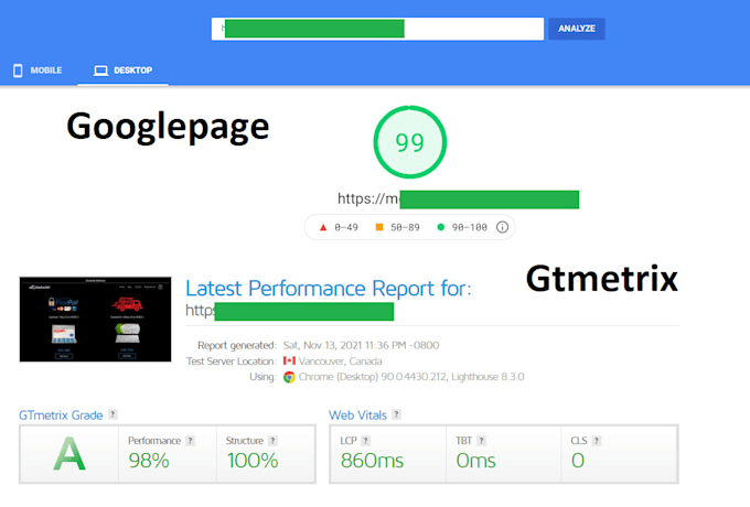 speed up shopify wordpress wix html website also on gtmetrix google pagespeed
