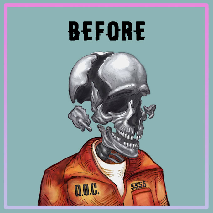 change recreate your nft art unique background in 24 hrs