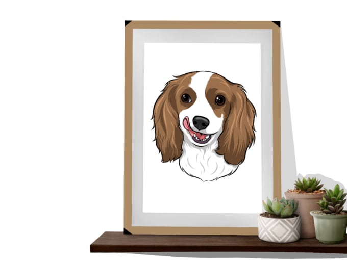 draw your pet into a cartoon vector simple in 24 hours