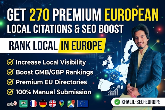 build top european local SEO citations for your business