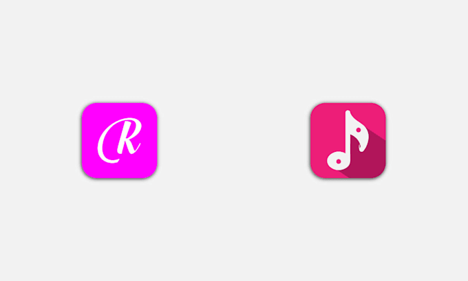 design android, IOS mobile app icon website logo and splash screen