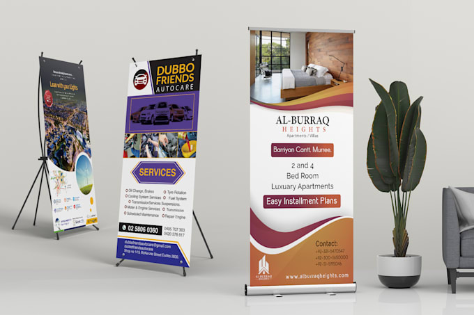design billboard, signage,roller banner, yard sign