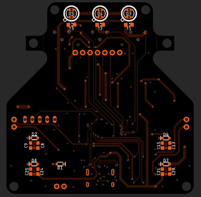 Create pcb schematic and layout in eagle or kicad or easyeda by ...