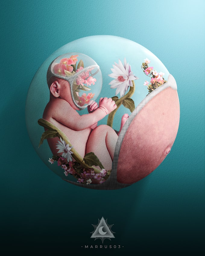 do digital surreal art  photoshop