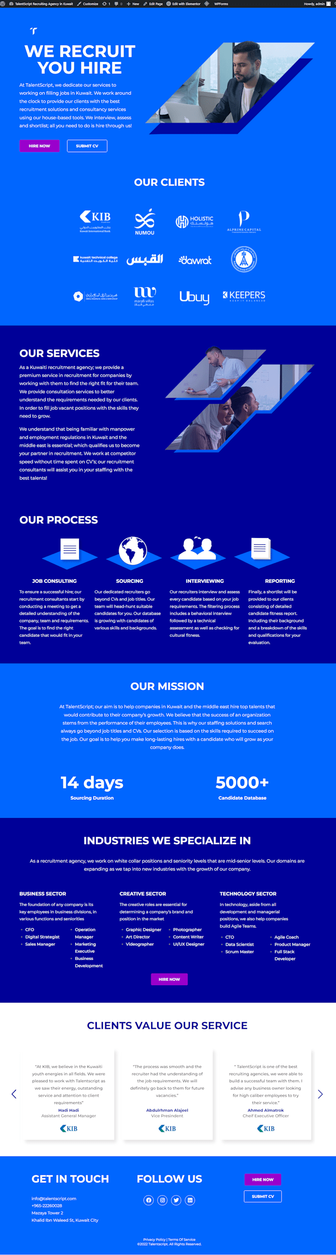 Copy clone website and create wordpress website by Osamaaslam99 Fiverr