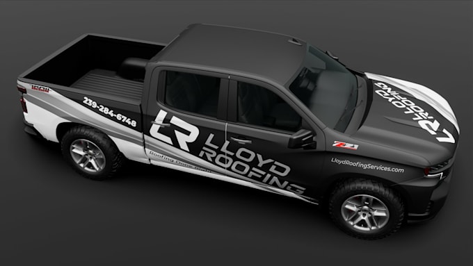 do professional car wrap design, truck wrap design, van wrap design