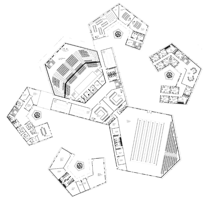 deliver cad drawings as plans, sections, and elevations