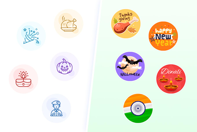 design a professional icons for your project
