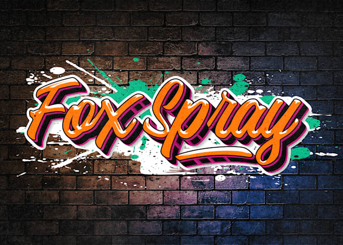 do awesome graffiti art design for your logo or name