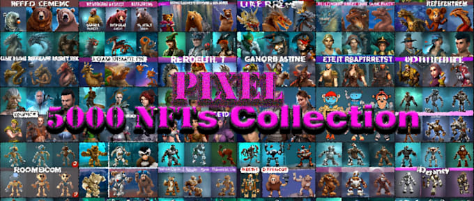 create awesome nft art, collection, nft design, nft cartoon