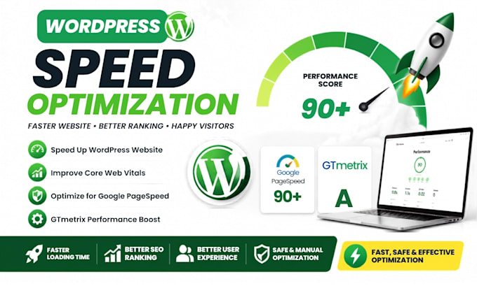 do wordpress speed optimization and fix core web vitals