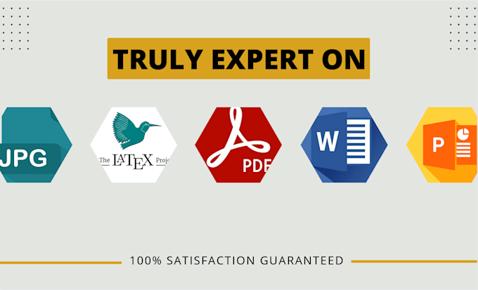 convert PDF to word, excel, powerpoint, latex