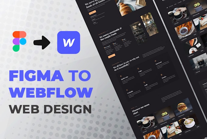 develop a responsive and dynamic webflow website from figma design