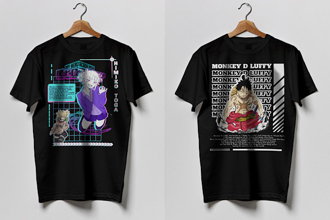 design a crazy bootleg anime clothing hoodie and t shirt