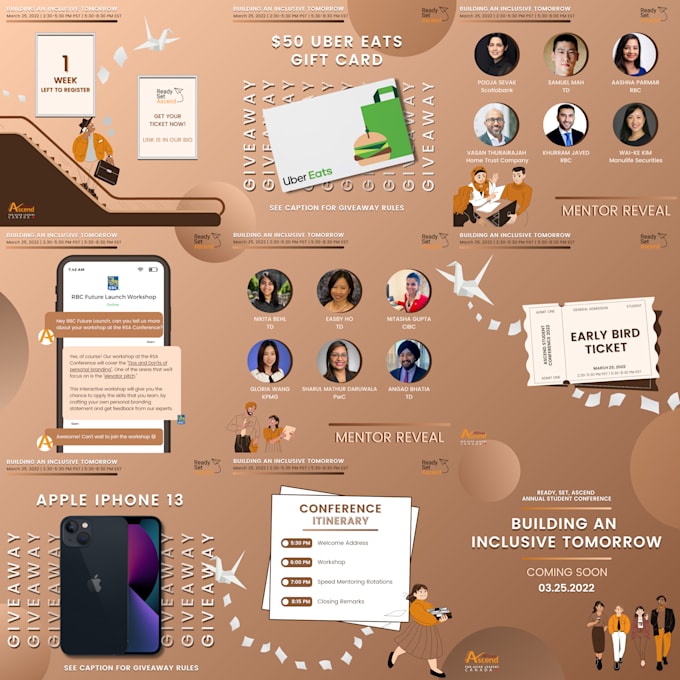 design posts for your instagram, facebook, twitter, linkedin on canva