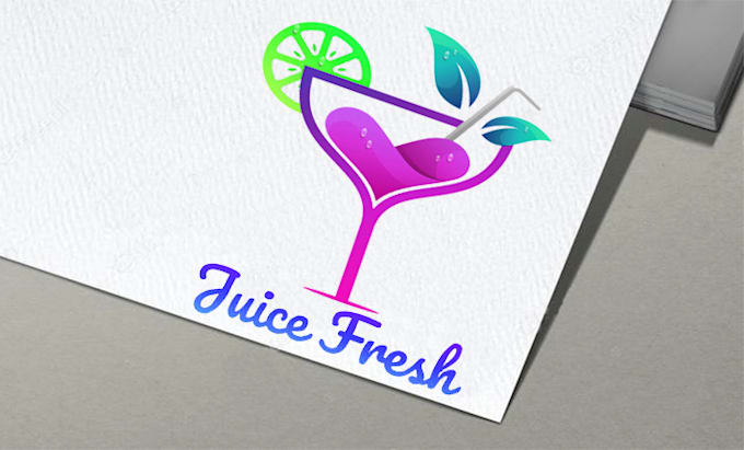 make a fascinating juice logo design for your business