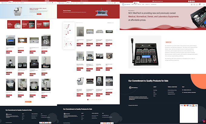 developed corporate or ecommerce website with divi