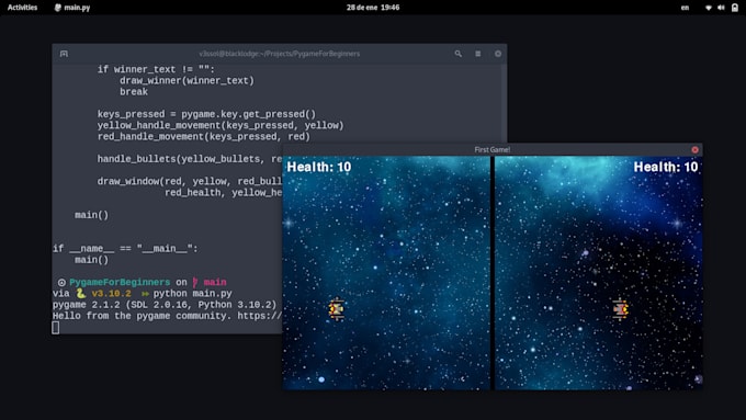 create a simple game on python
