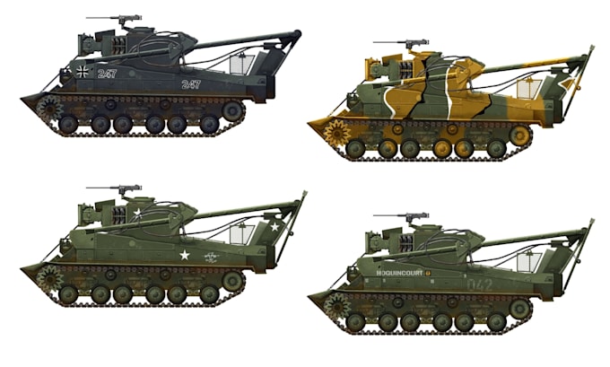 do a realistic military vehicle or aircraft illustration for editorial