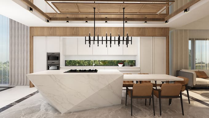 make stunning interior designs and realistic 3d renders