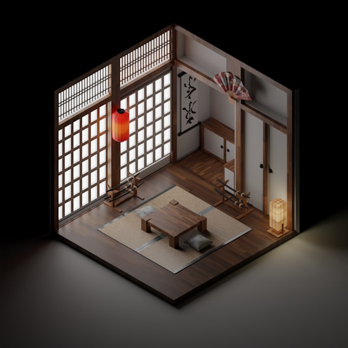 create your 3d isometric room