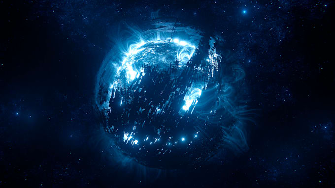 create cinematic space art and sci fi environment illustration