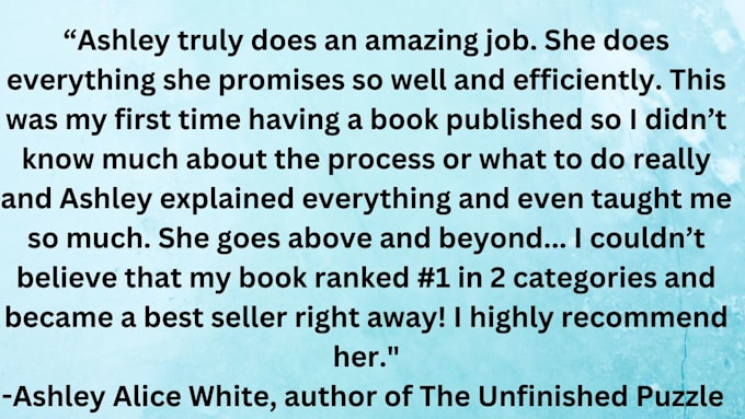 expertly proofread or edit your book