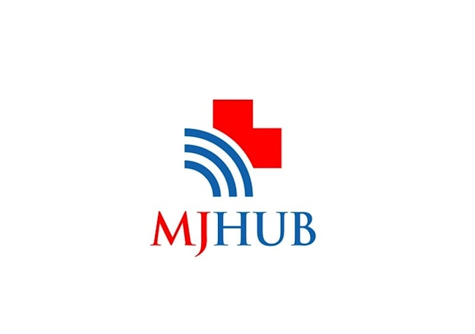 create a great cannabis related logo for mjhub