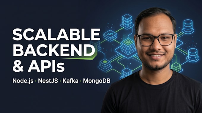 develop scalable nodejs backend apis and system architecture