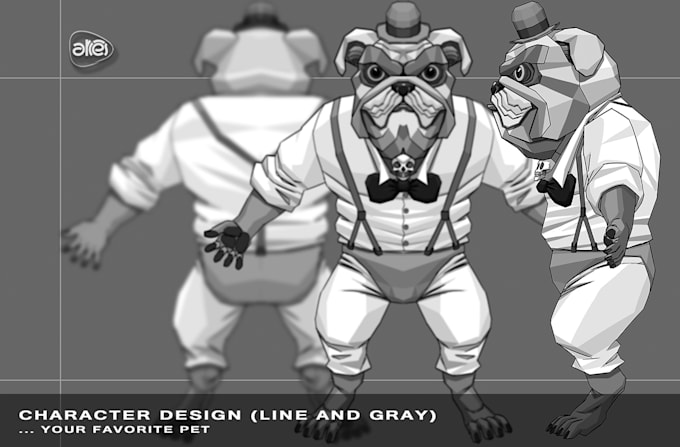 character design for comics and also for animation projects