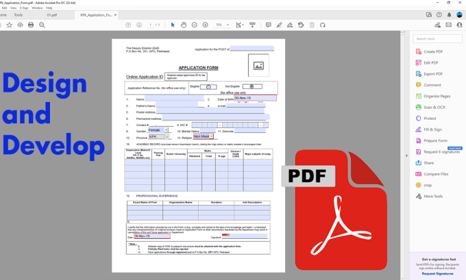 Create A Fillable Pdf Form And Convert It To A Fillable Form By Logoexpertpro Fiverr 4453