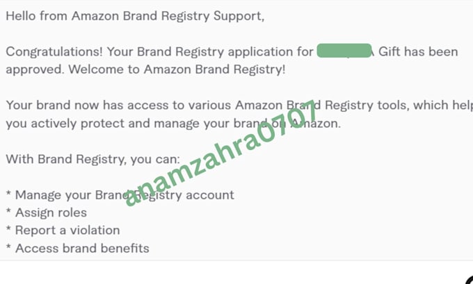 do amazon brand registry with pending trademark