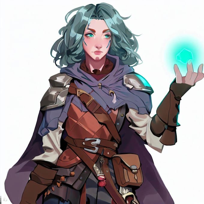 create fantasy dnd characters or dd oc character