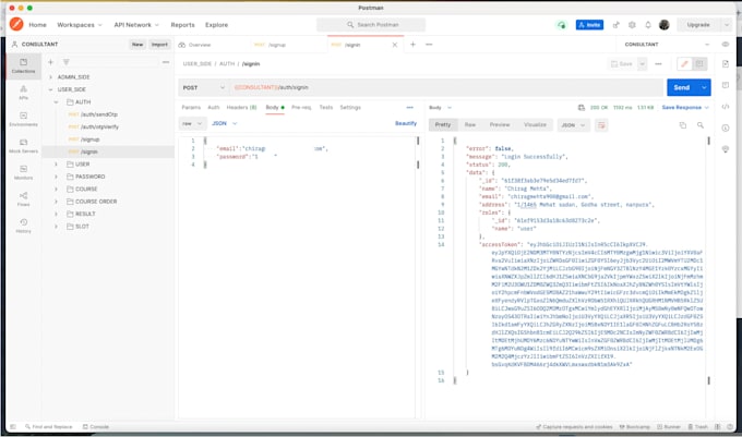 do node js developer backend rest API development for you