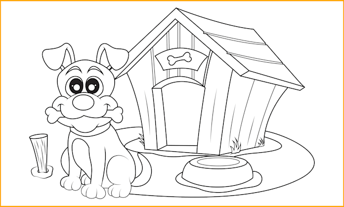draw coloring pages and any line art