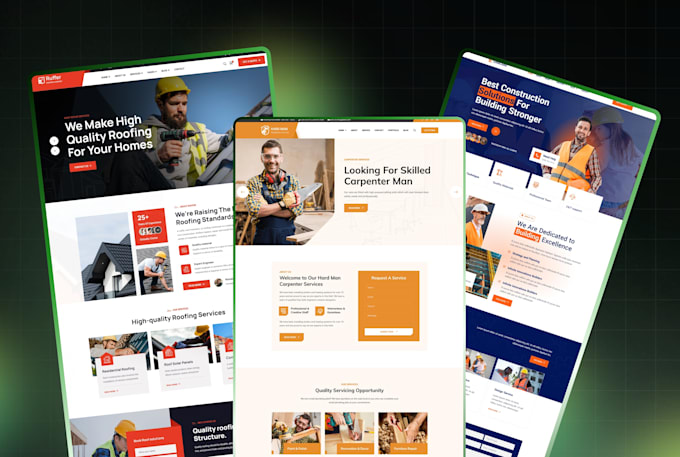design a website for hvac and plumbing to get more service calls