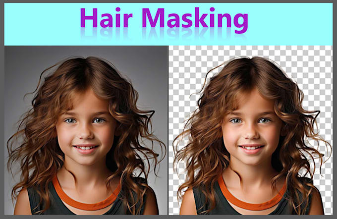 do any photoshop hair masking or image masking