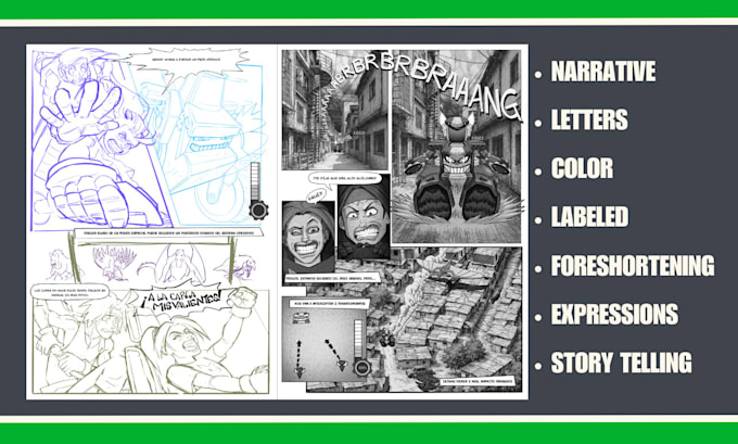 design your comic page