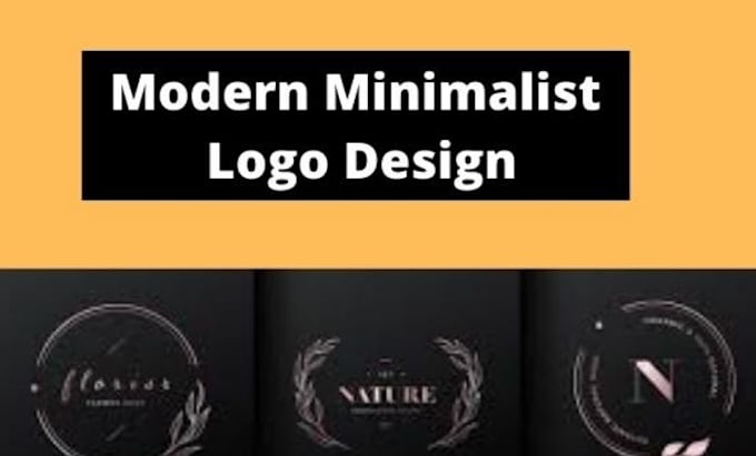 design 2 modern minimalist logo design