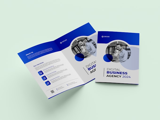 design a corporate brochure  for your business