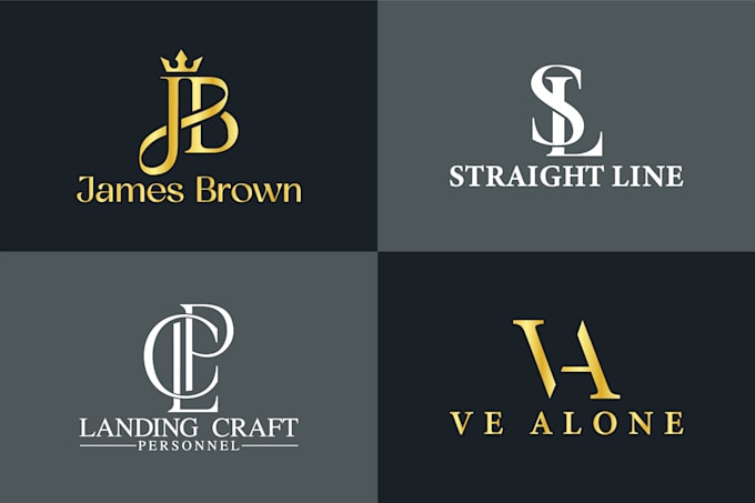do creative monogram luxury fashion clothing brand logo