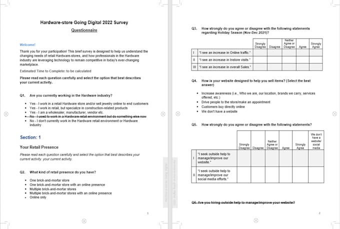 do survey design and programming on surveymonkey or qualtrics