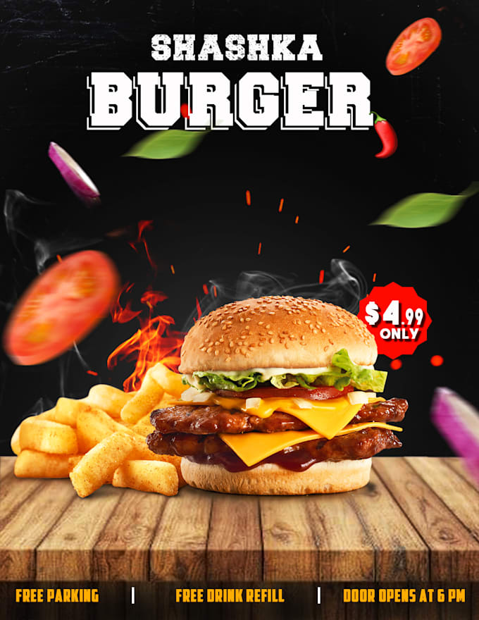 Create posters and flyers by Pandabig Fiverr