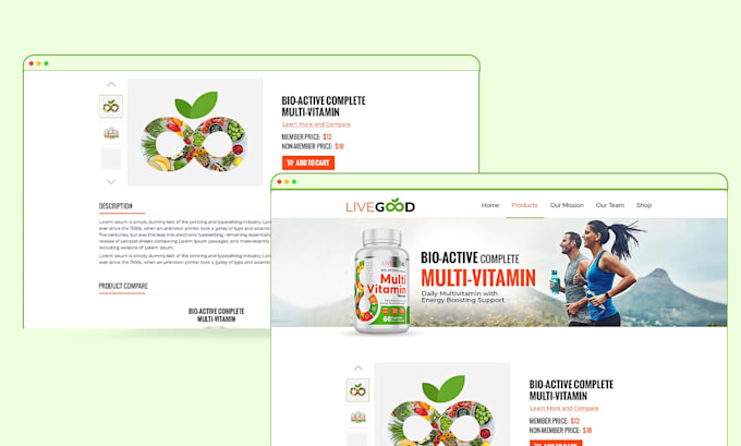 build or design wordpress ecommerce store for your skins care product