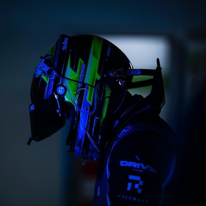 create a custom racing helmet design
