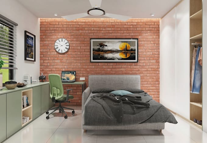 design and render interior by 3dmax