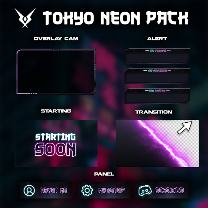 Picture of Create a professional twitch stream package by Luigicastellone | Fiverr