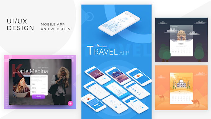 Design mobile app website, dashboard, ui ux by Snawani | Fiverr