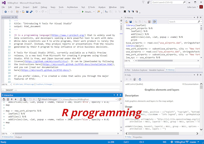 Help coding in rstudio and r programming language by Hasnain_expert1 ...